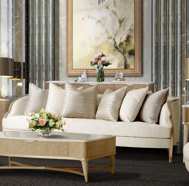 Malibu Crest Sofa CLDWH Chardonnay