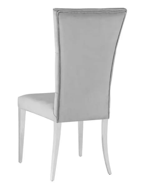 Kerwin 7 Pc Dining Set Grey and Chrome