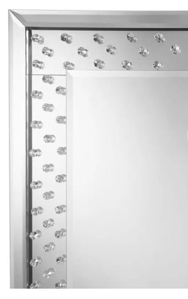 Yves Acrylic Crystal Inlay Floor Mirror