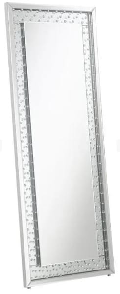 Yves Acrylic Crystal Inlay Floor Mirror