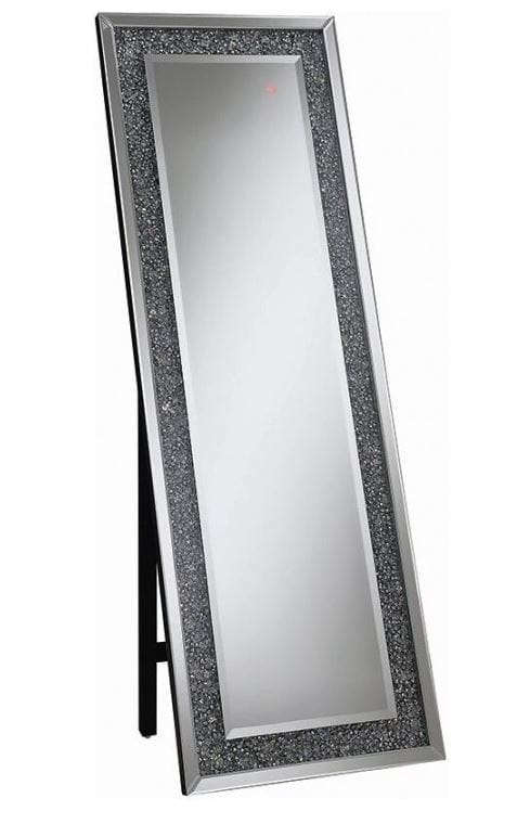 Carisi Rectangular Standing Mirror with LED Lighti...