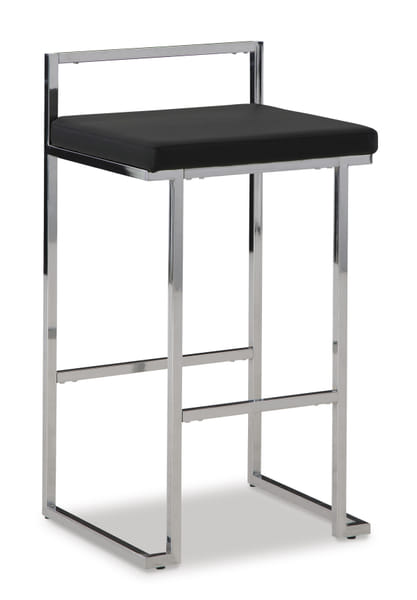 Ashley Furniture - Madanere Bar Height Bar Stool in Black