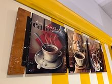 Coffee Shop Wooden Artwork