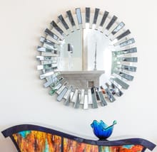 Montreal Round Facet Mirror