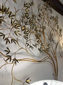 Golden Tree Metal Art