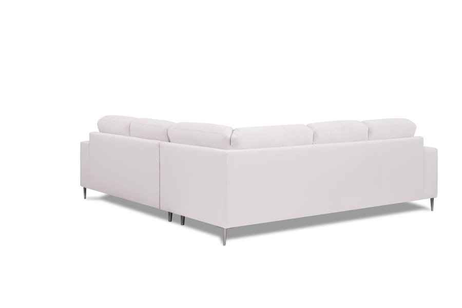 Zuri Leather Sectional by Palliser in Beige Leather - Custom Colors Available