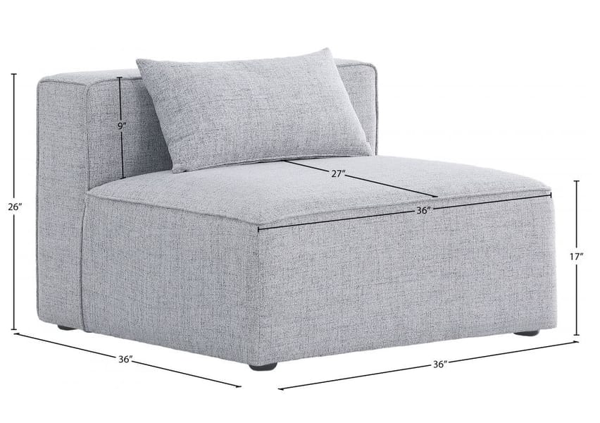 Lex Cube Collection - Armless Chair