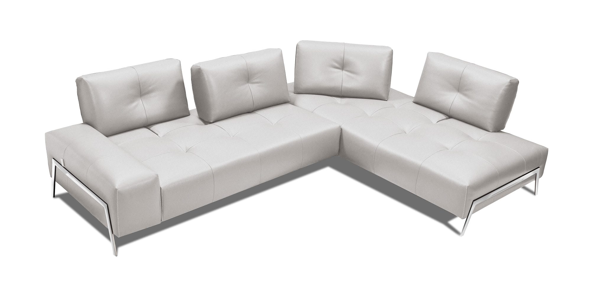 I763 Sectional in Light Grey