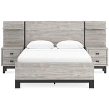 Vessalli Queen Panel Bed with Extensions