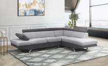 Fusion 2 Tone Grey Sectional