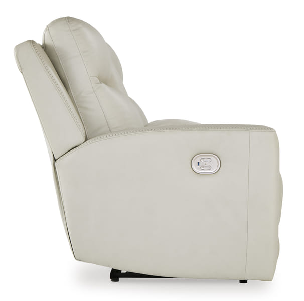 Mindanao Power Recliner in Beige Leather