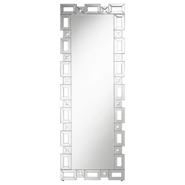 Tusla Geometric Frame Cheval Mirror