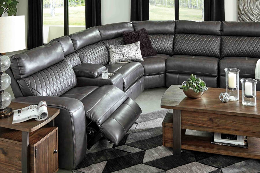 Samperstone Reclining Sectional with Console