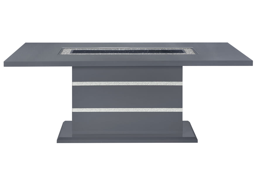 Monaco 5 Pc Dining Set in Dark Gray
