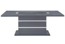 Monaco Dining Table in Dark Gray