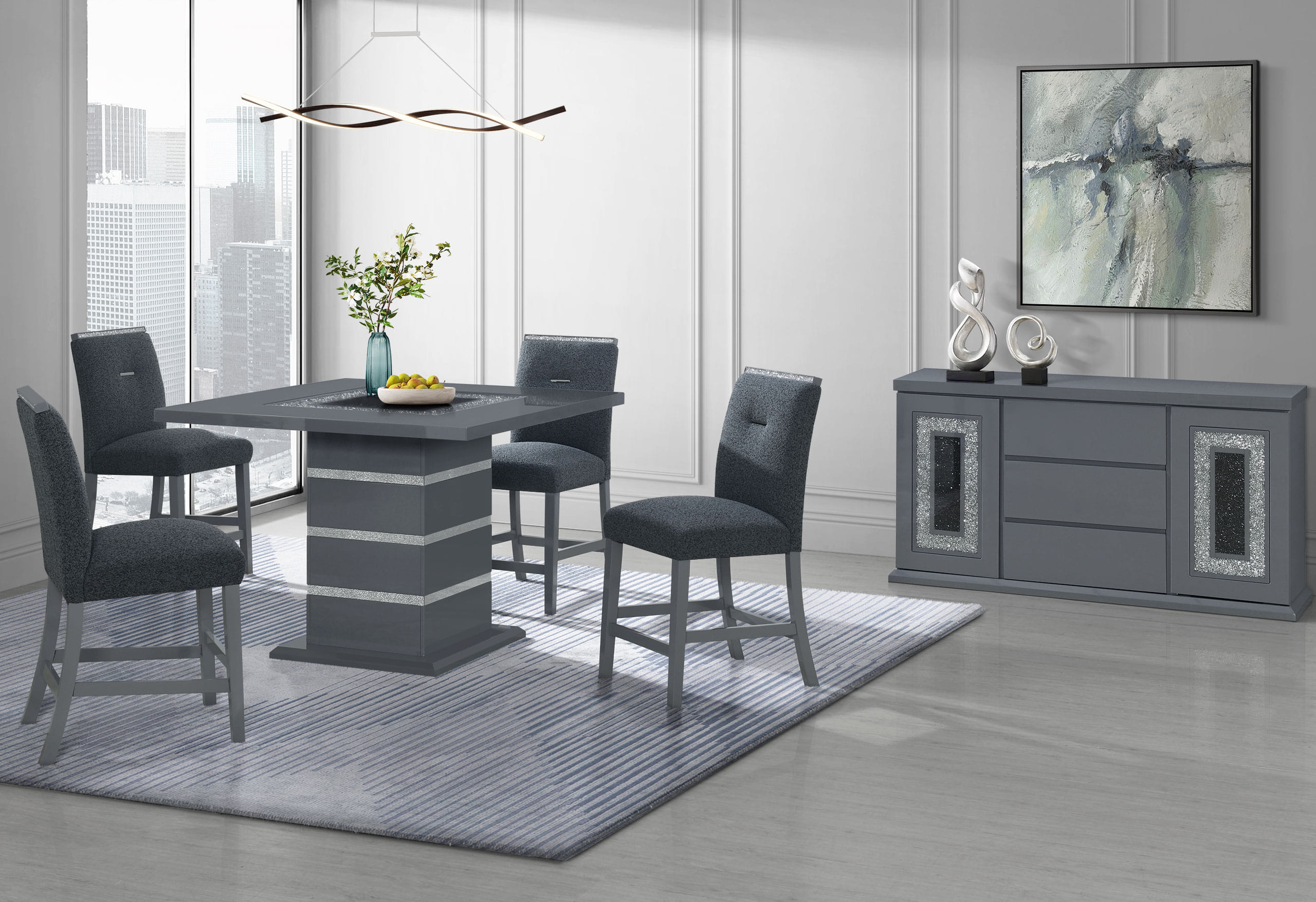 Monaco 5 Pc Bar Set