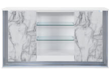 YLime White Marble Look Buffet