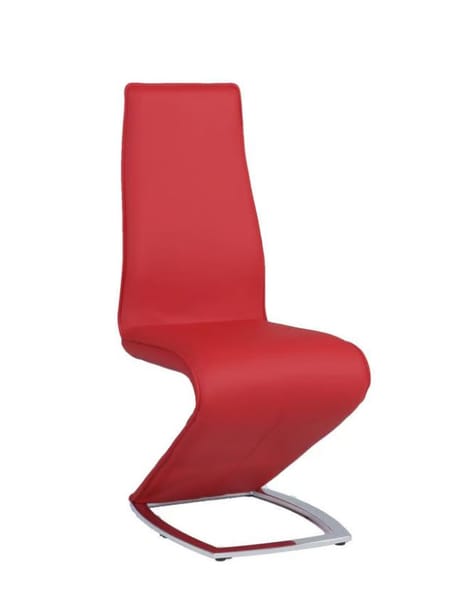 Suri 5 Pc Dining Set in Black and Red
