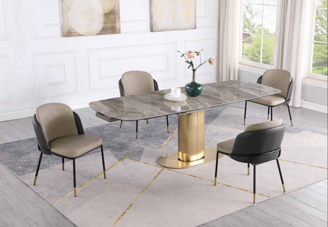Katherine Dining Set with Extendable Table