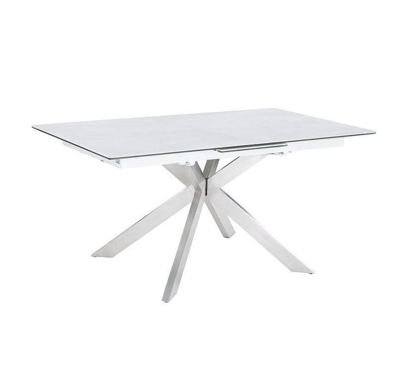 Nala Extendable Ceramic top Dining Table in Matt Gray