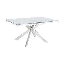 Nala Extendable Ceramic top Dining Table in Matt Gray