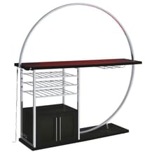 Circular LED Home Bar Dark Charcoal