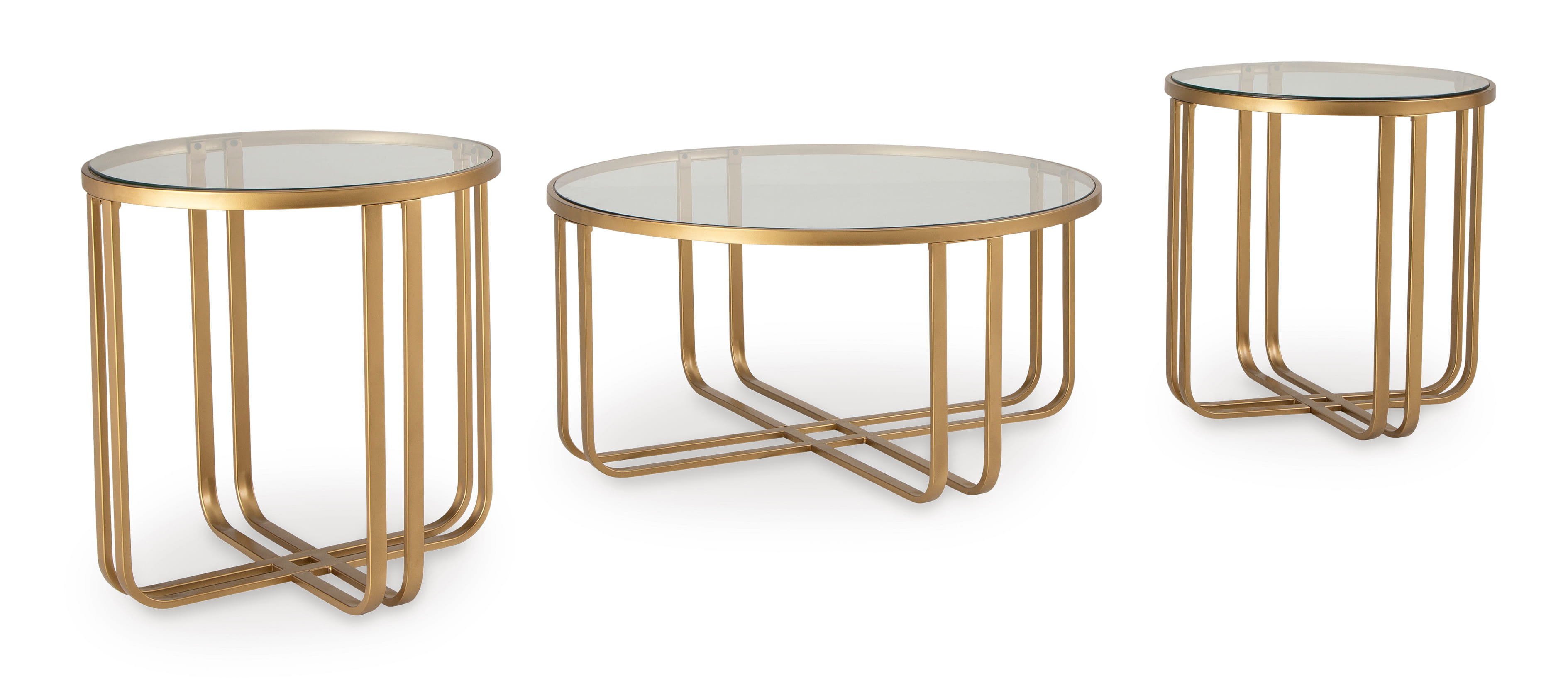 Milloton 3 Piece Coffee Table Set