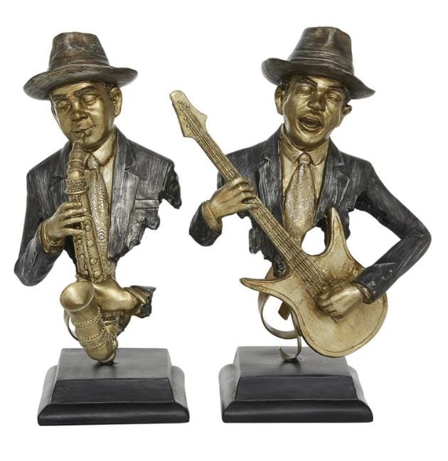 Musician Sculpture Set of 2