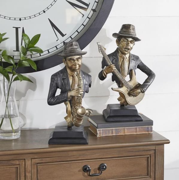 Musician Sculpture Set of 2