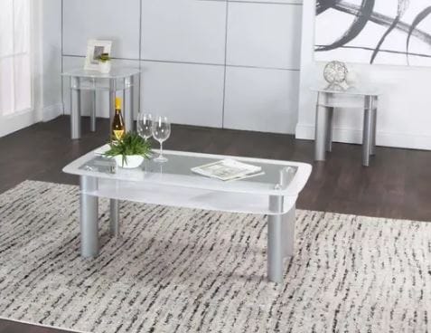 Valencia 3 PC Coffee Set in White