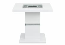 MONACO WHITE END TABLE