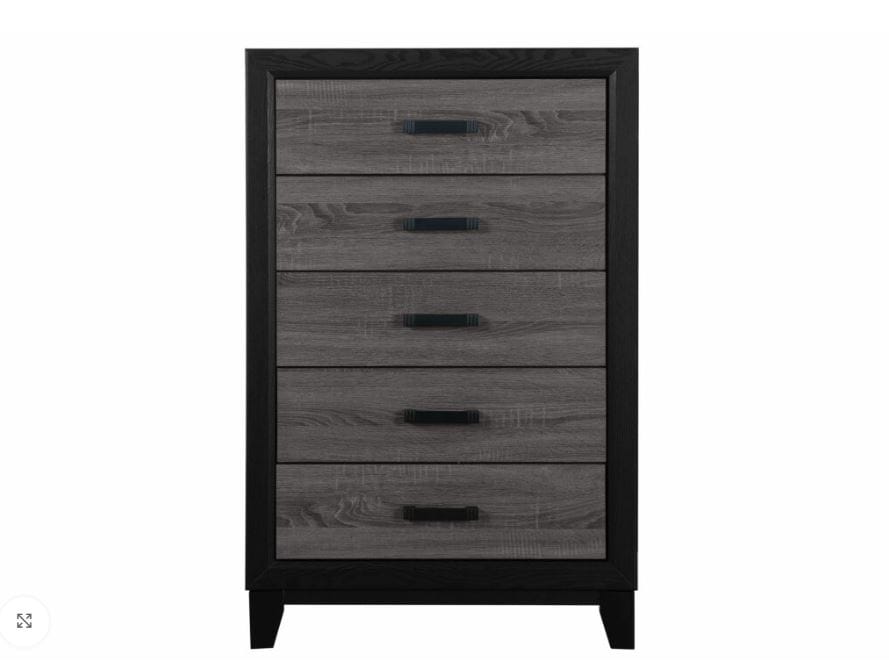 LISBON GREY AND BLACK CHEST