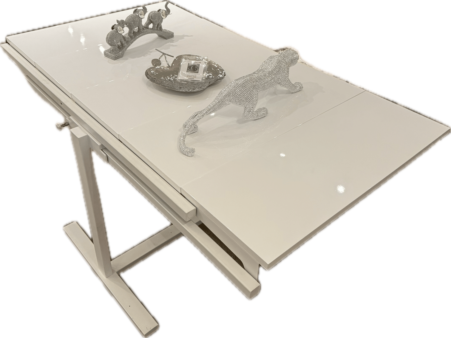 BOOKSHELF CONVERTIBLE TO A DINNING TABLE