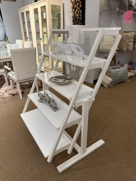 BOOKSHELF CONVERTIBLE TO A DINNING TABLE