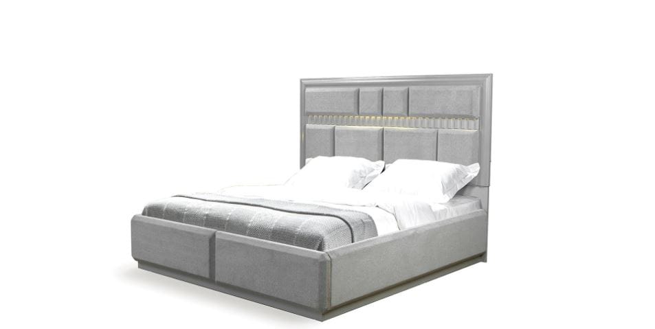 Miami Queen Bed White