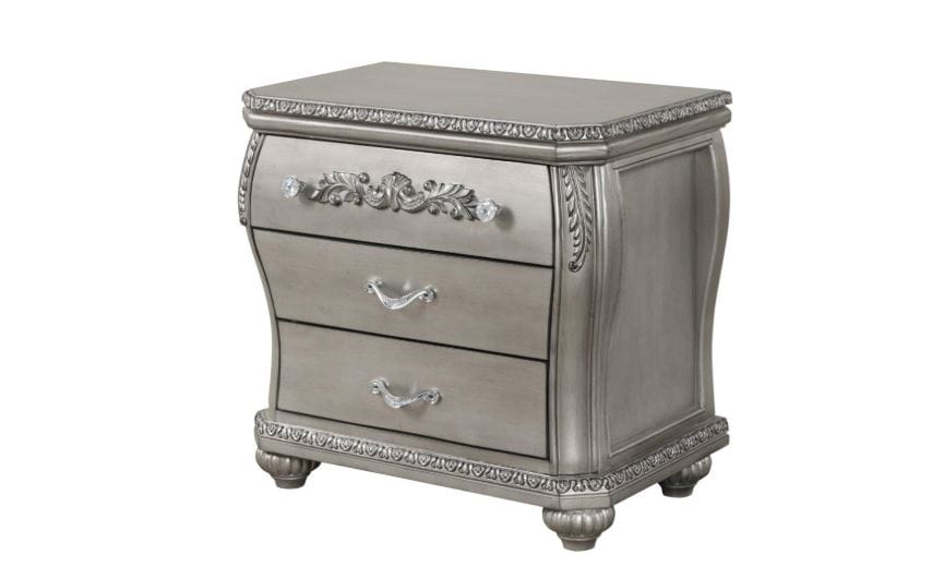 Cleveland Nightstand Silver