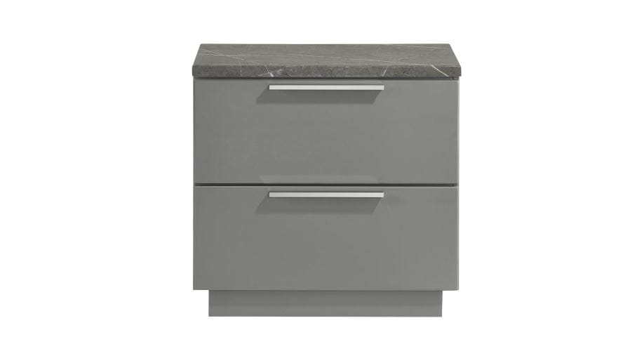 LONDON Nightstand Gray