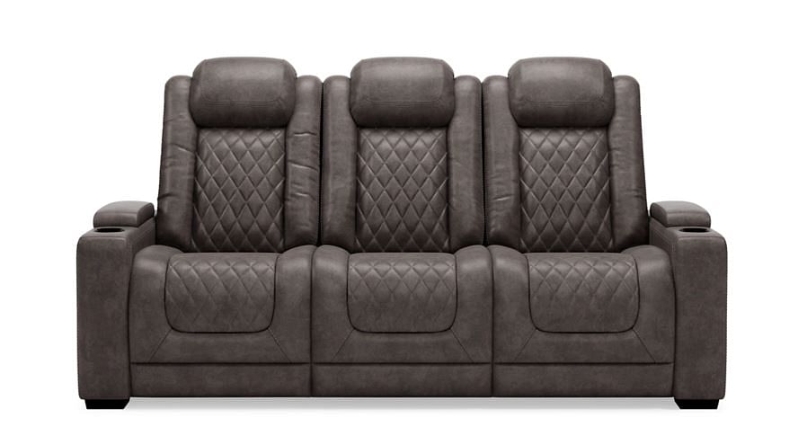 Hillmont Power Reclining Sofa and Loveseat with Power Headrest and Storage