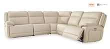 Alamo 5-Piece Power Reclining Sectional by iStyle