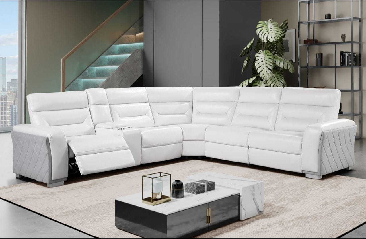 MANCHESTER WHT/GRY 33 SECTIONAL