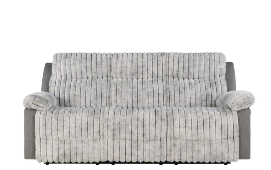 GREY RECLINING SOFA
