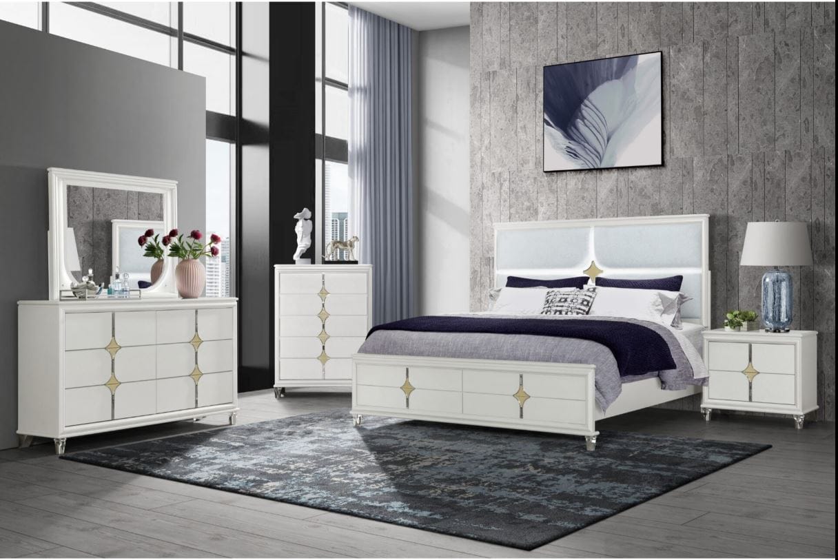 ORION GOLD QUEEN BED GROUP