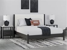 Cadmori King Upholstered Panel Bed