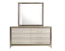 Zagreb Dresser and Mirror with LED