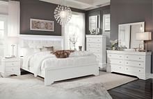 POMPEI FULL BED GROUP WITH LED
