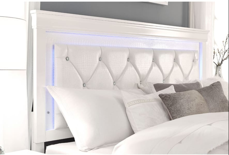 POMPEI FULL BED GROUP WITH LED