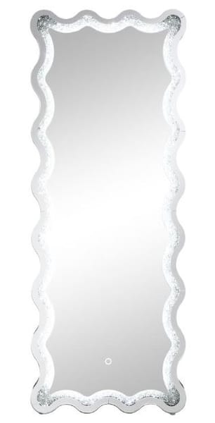 Brixey 24 x 63 Inch LED Lighting Standing Floor Mirror Black