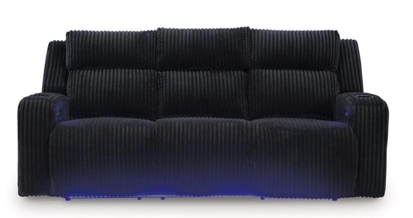 Forest Lake PWR REC Sofa with ADJ Headrest/BLACK