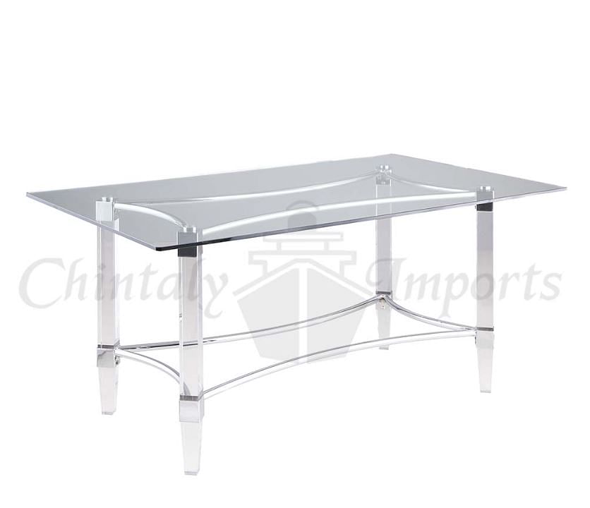 LAYLA GLASS DINING TABLE