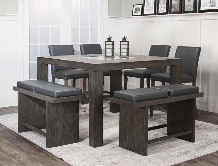 Cougar Collection - Square Table + 2 Chairs Set